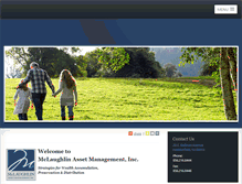 Tablet Screenshot of mclaughlinassetmgmt.com